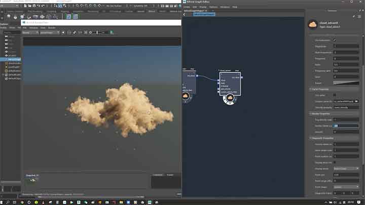 Creating Clouds With the Cloud Modeling Nodes in Bifrost