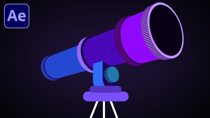 How to Create a 3D Telescope Right in After Effects