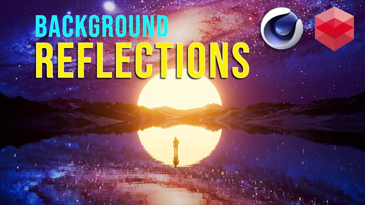 How to Get Reflections From a Background Image in C4D Redshift