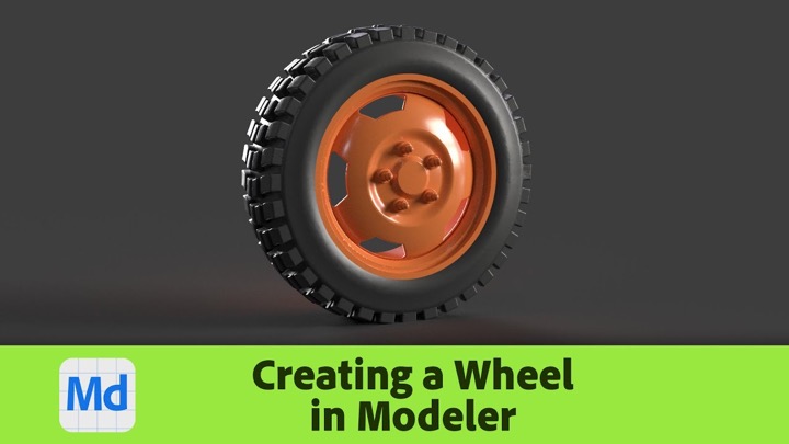 How to Model a Car Wheel With Substance 3D Modeler