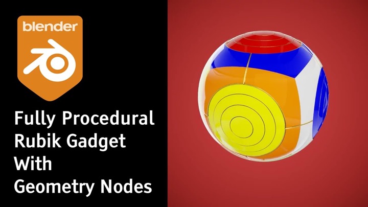 How to Make a Rubik Gadget With Blender Geometry Nodes