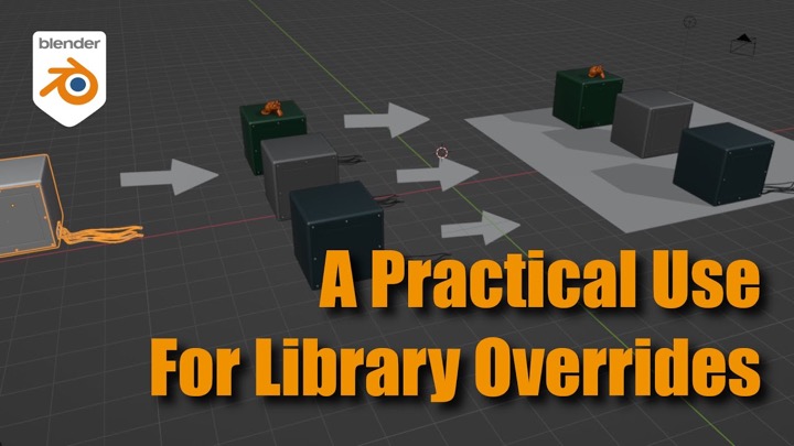 How to Use Library Overrides in Blender