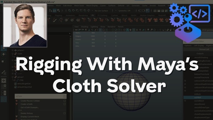 How to Use Mata's Cloth Solver in a Rigging Workflow