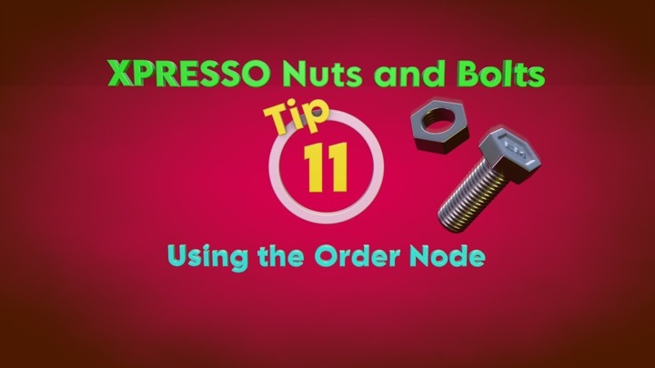 Working With the Xpresso Order Node in C4D