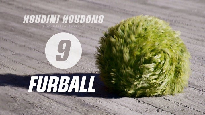 How to Create a Furball Short Hair Sim in Houdini