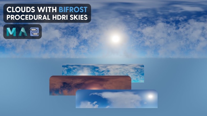 How to Make Custom HDR Skies With Bifrost and Arnold
