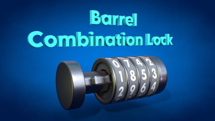 How to Make a Functioning Barrel Combination Lock in Cinema 4D