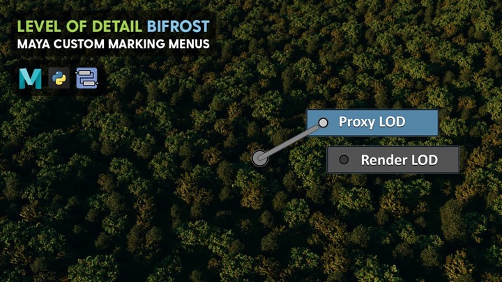 How to Make a Level of Detail Setup With Bifrost in Maya