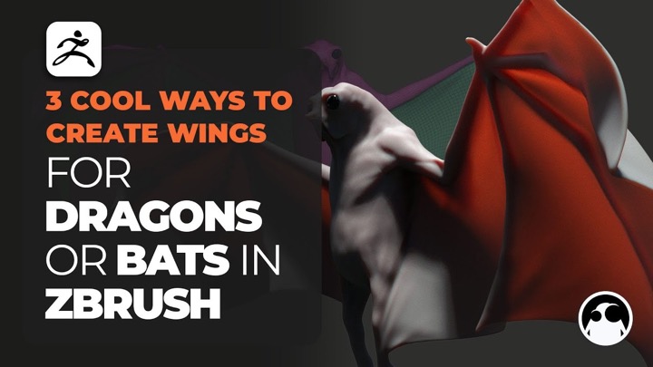 how to make an insect wing with zbrush