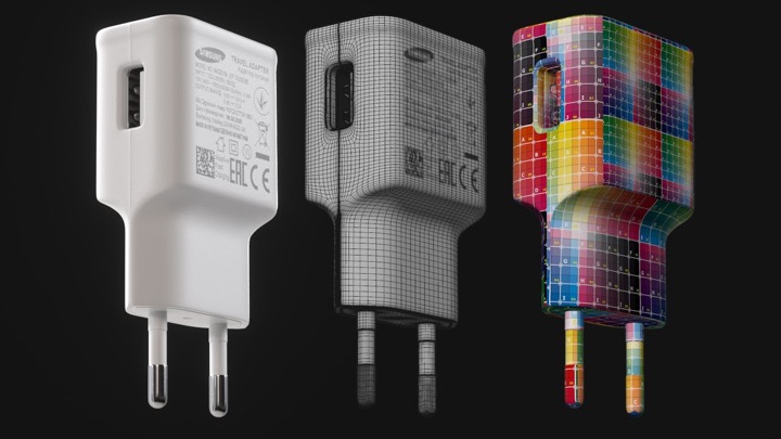 How to Model, Unwrap and Render an Adapter in C4D and Octane