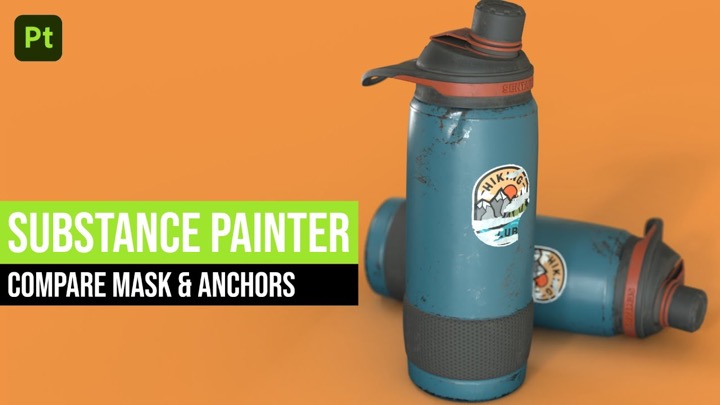 How to Create a Dent Effect Using Compare Mask and Anchor Points in 3D Painter