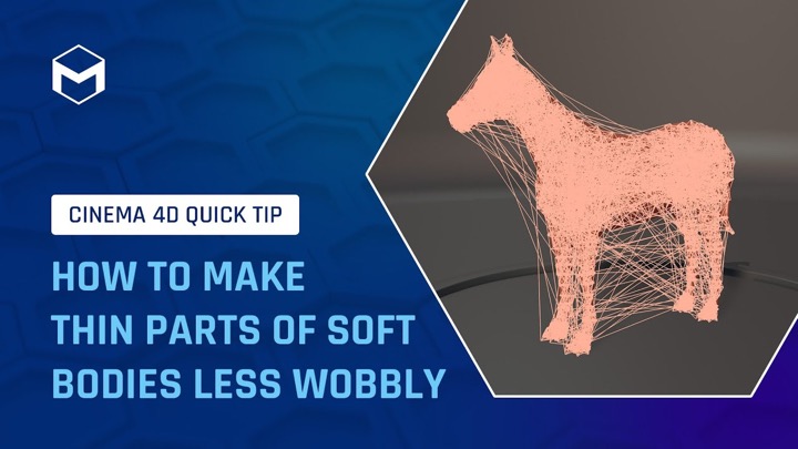 How to Best Stabilize Thin Soft Bodies in Cinema 4D