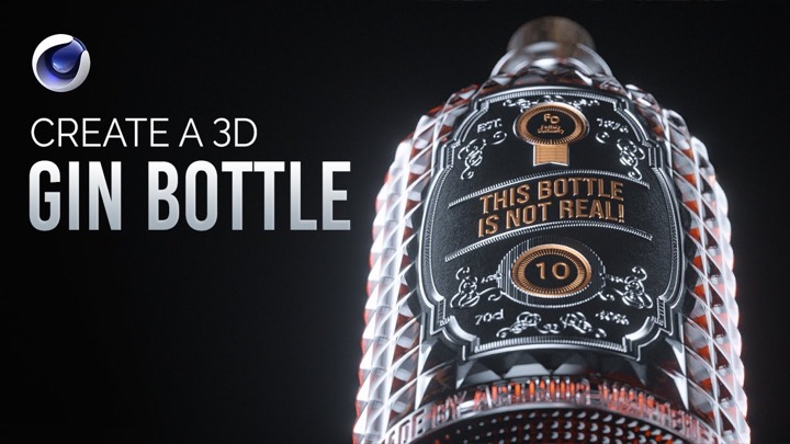 How to Create a Photoreal Ornate Bottle in C4D and Octane