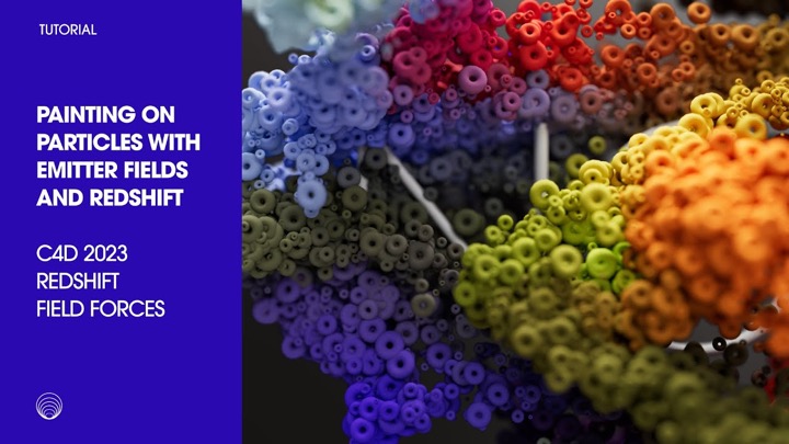 How to Paint on Particles With Emitters in Cinema 4D and Redshift