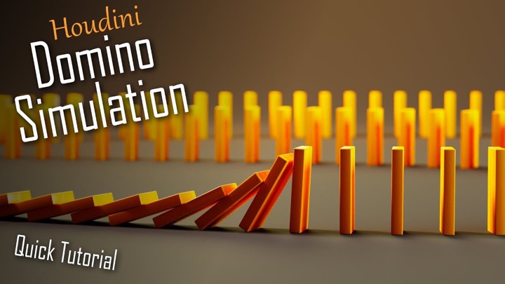 How to Quickly Create a Domino Sim in Houdini