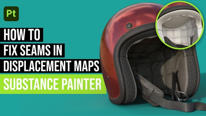 How to Easily fix seams in Displacement Maps Using Substance 3D Painter