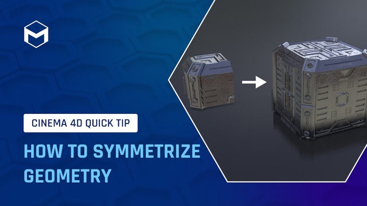 How to Use the Symmetrize Command to Speed Up Modeling in Cinema 4D