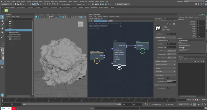 Check Out This Bifrost Compound for Making Rocks Complete With UVs