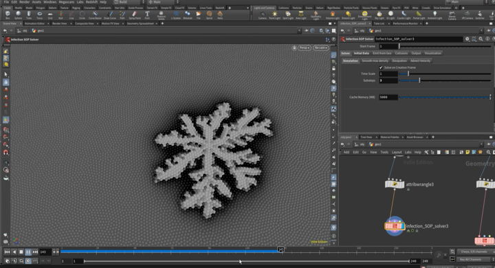 Check Out the Updates to the Houdini Infection Solver