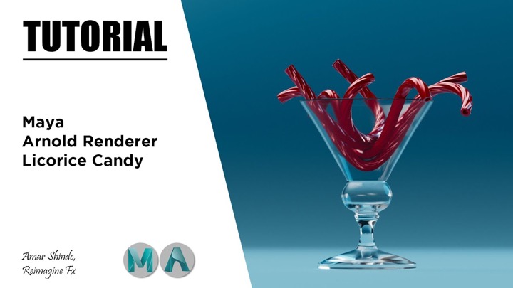 How to Create and Render Twizzlers in Maya and Arnold
