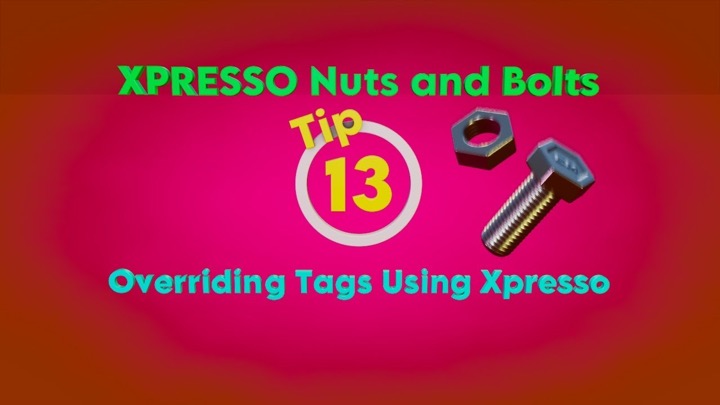 How to Use Xpresso to Override Tags in Cinema 4D