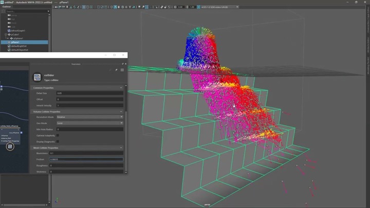 Working With Collider Field Influences in Bifrost