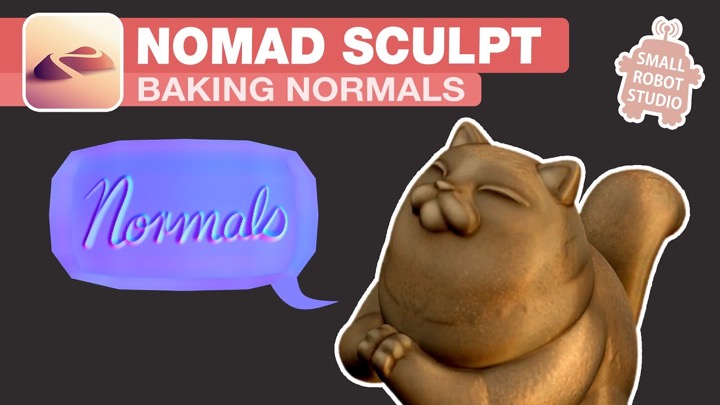 How to Bake Textures on a Sculpt With Nomad Sculpt