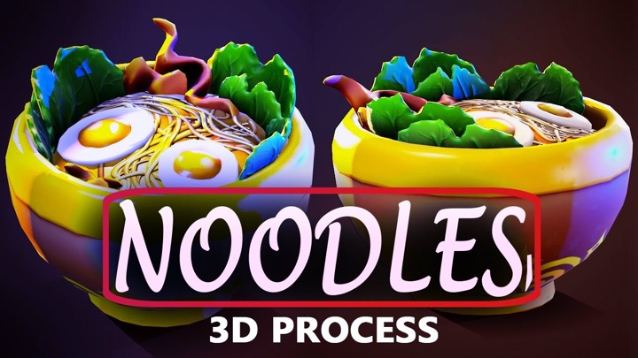 How to Make Ramen with Zbrush, Maya, and Substance Painter