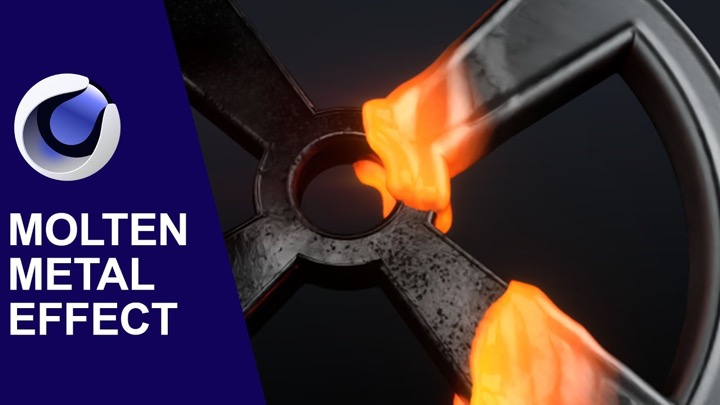 How to Animate Molten Metal With C4D and the Volume Builder Tools