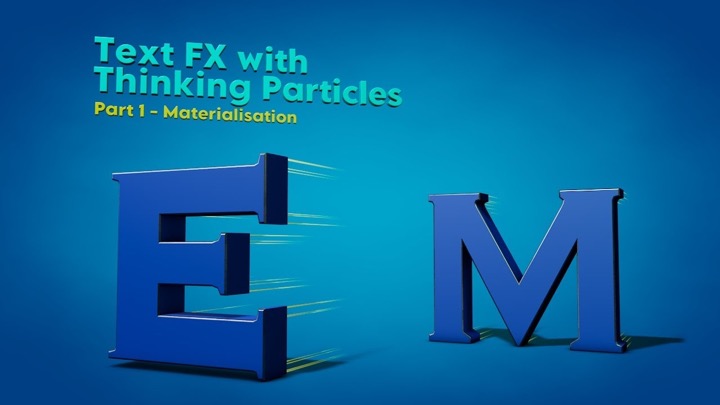 How to Create Particle Trails on Type Using Xpresso in C4D