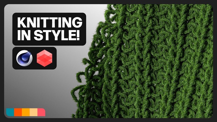 How to Create and Animate Knitting With Cinema 4D