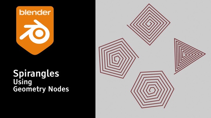 How to Create and Animate Spirangles With Geometry Nodes in Blender