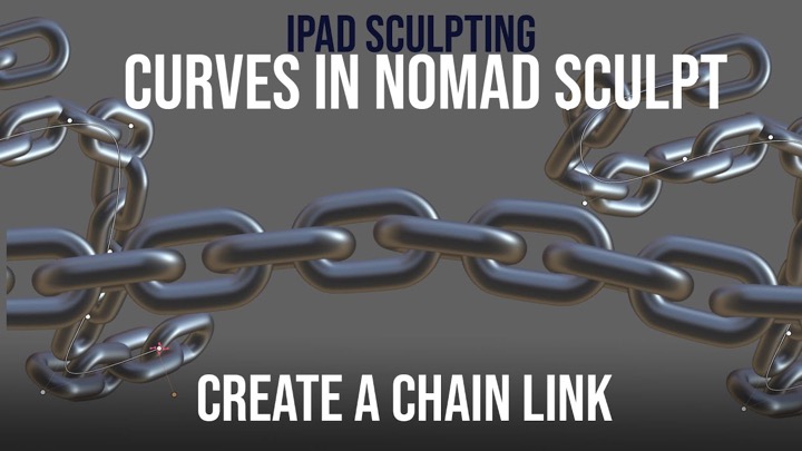 How to Make Chain Links With Nomad Sculpt