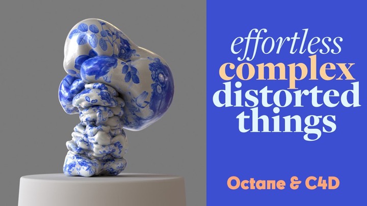 How to Make One-Click Soft-Body Sculptures in Cinema 4D With Cloth