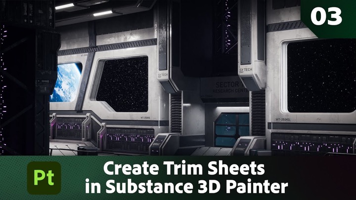 How to Create Trim Sheet UVs for Substance 3D Painter