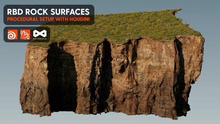 How to Make Rock Surfaces Using RBD Fracture in Houdini