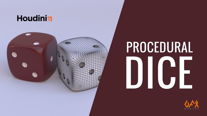 How to Model Dice Procedurally With Houdini