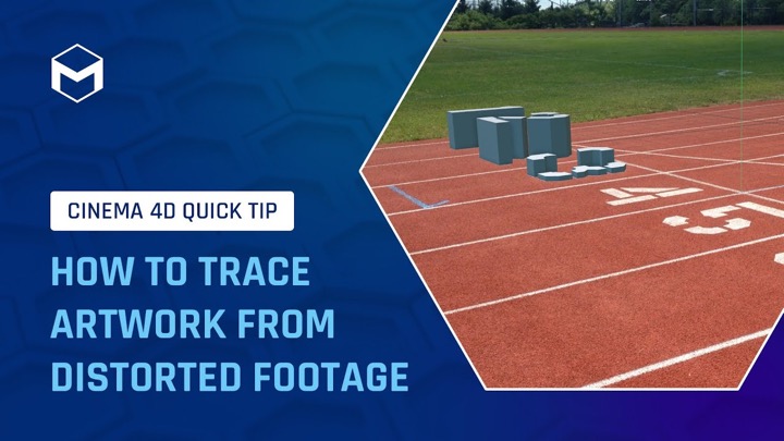 How to Model on Undistorted Footage in Cinema 4D