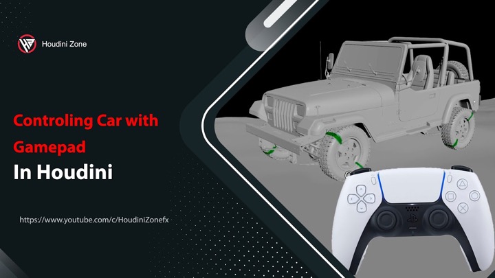 How to Dynamically Drive a Car With a Gamepad in Houdini