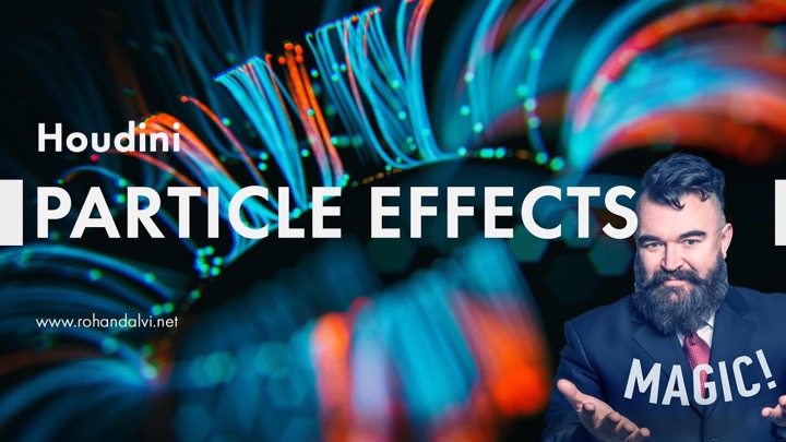 How to Create Particle Trails Along a Surface in Houdini