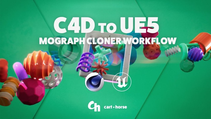 How to Export Mograph Cloners and More to Unreal Using Cineware