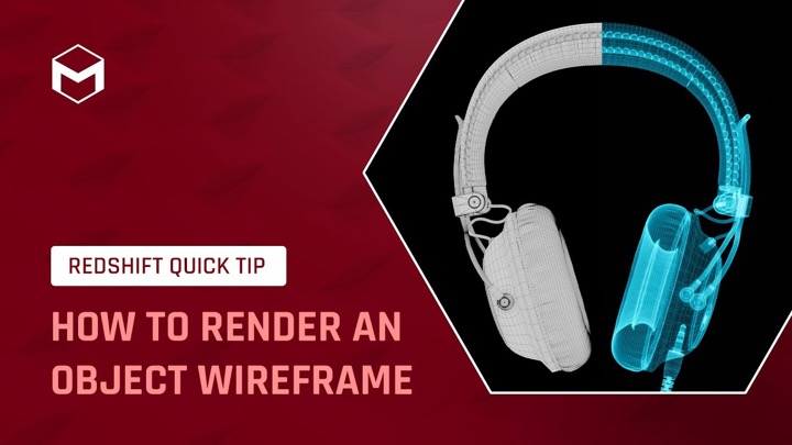 How to Render Wireframes With Redshift in Cinema 4D