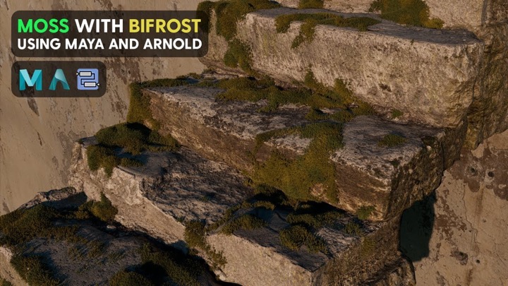 How to Create Moss With Bifrost in Maya