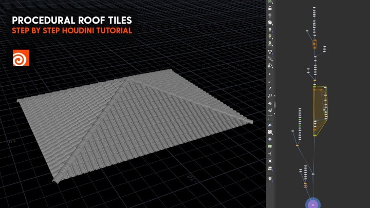 How to Make Roof Tiles Procedurally With Houdini