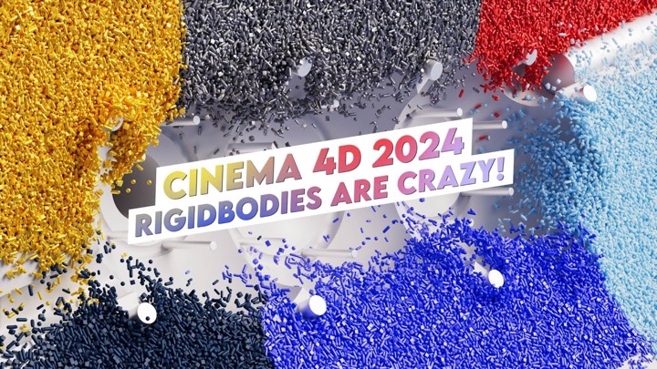 Working With the New Rigid Body Dynamics in Cinema 4D 2024