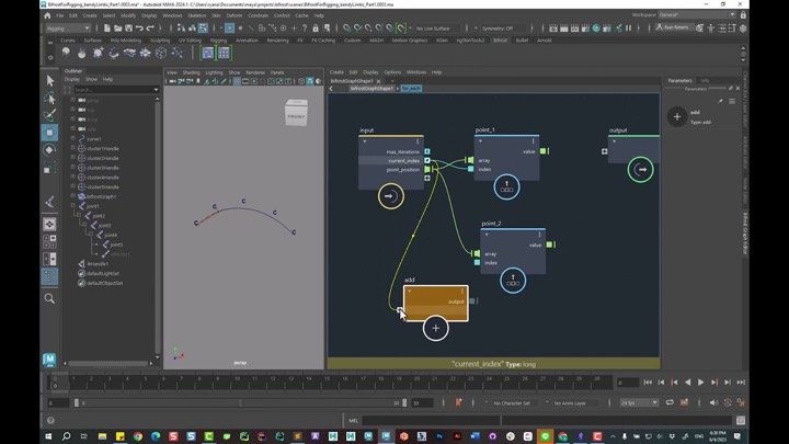 How to Create Bendy Limbs With Bifrost in Maya
