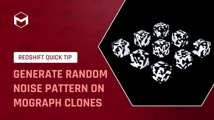 How to Generate a Random Noise Pattern for Each Clone in C4D
