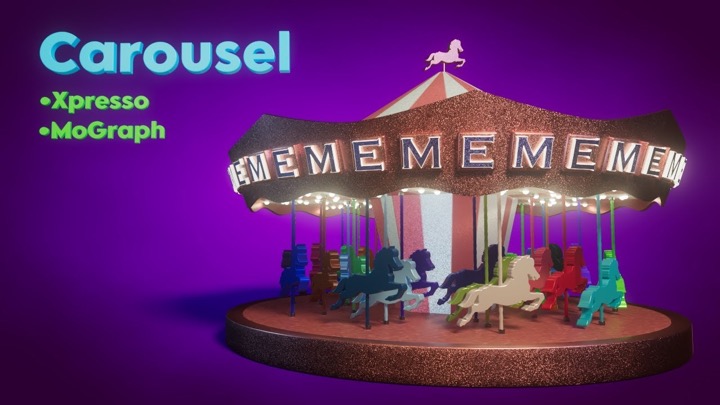 How to Rig a Working Carousel With Mograph and Xpresso