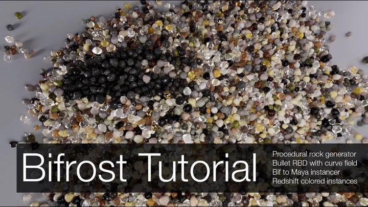 How to Work With Bifrost Bullet Physics and Convert to Maya Instances