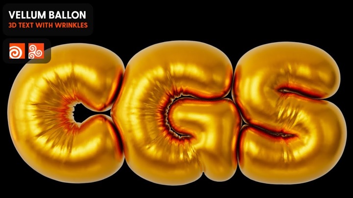 How to Create Mylar Balloons With Vellum in Houdini